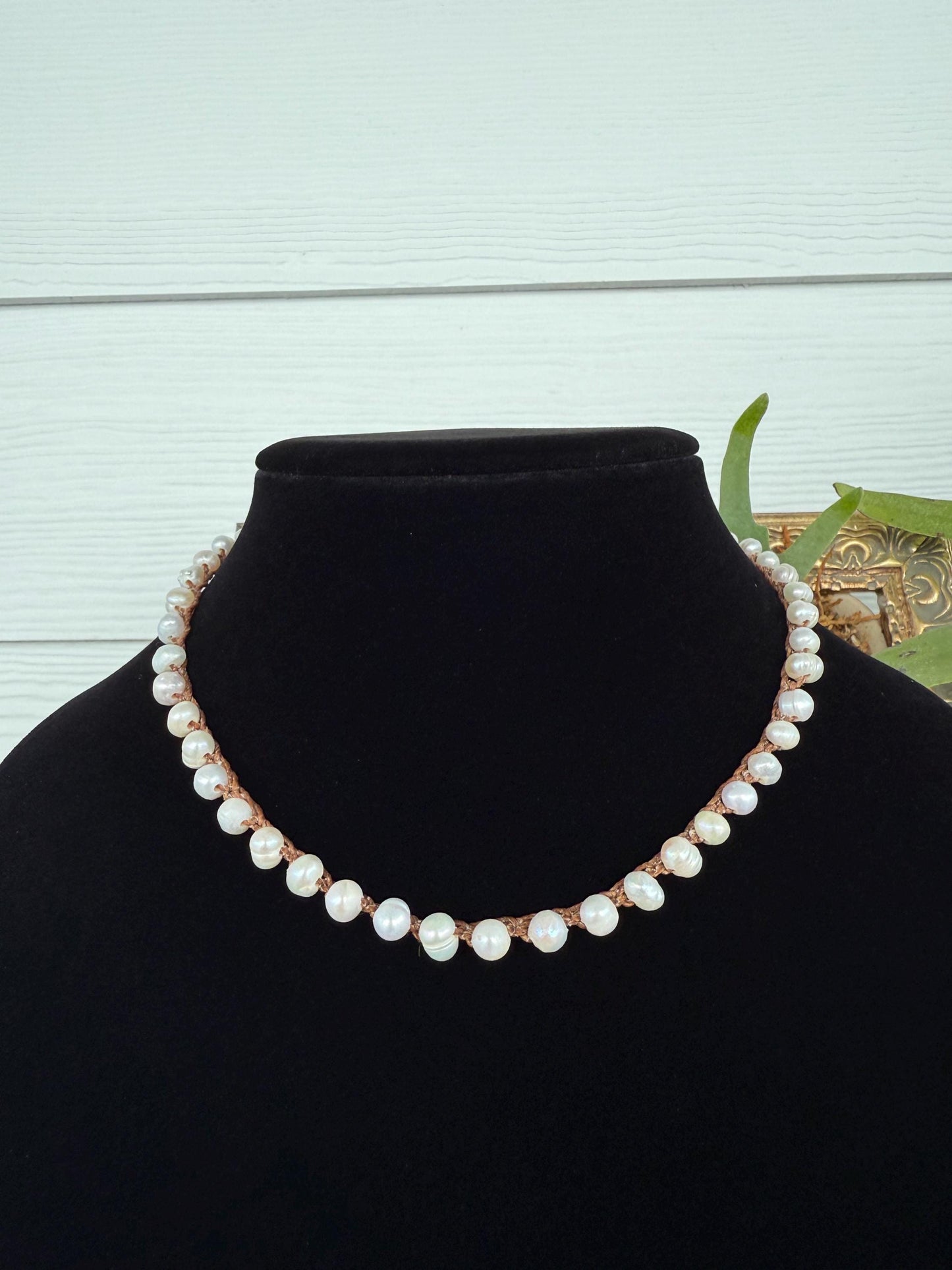 15β string of pearls handmade necklace
