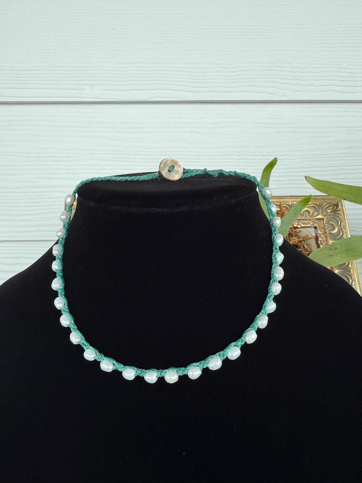 14β string of pearls handmade necklace