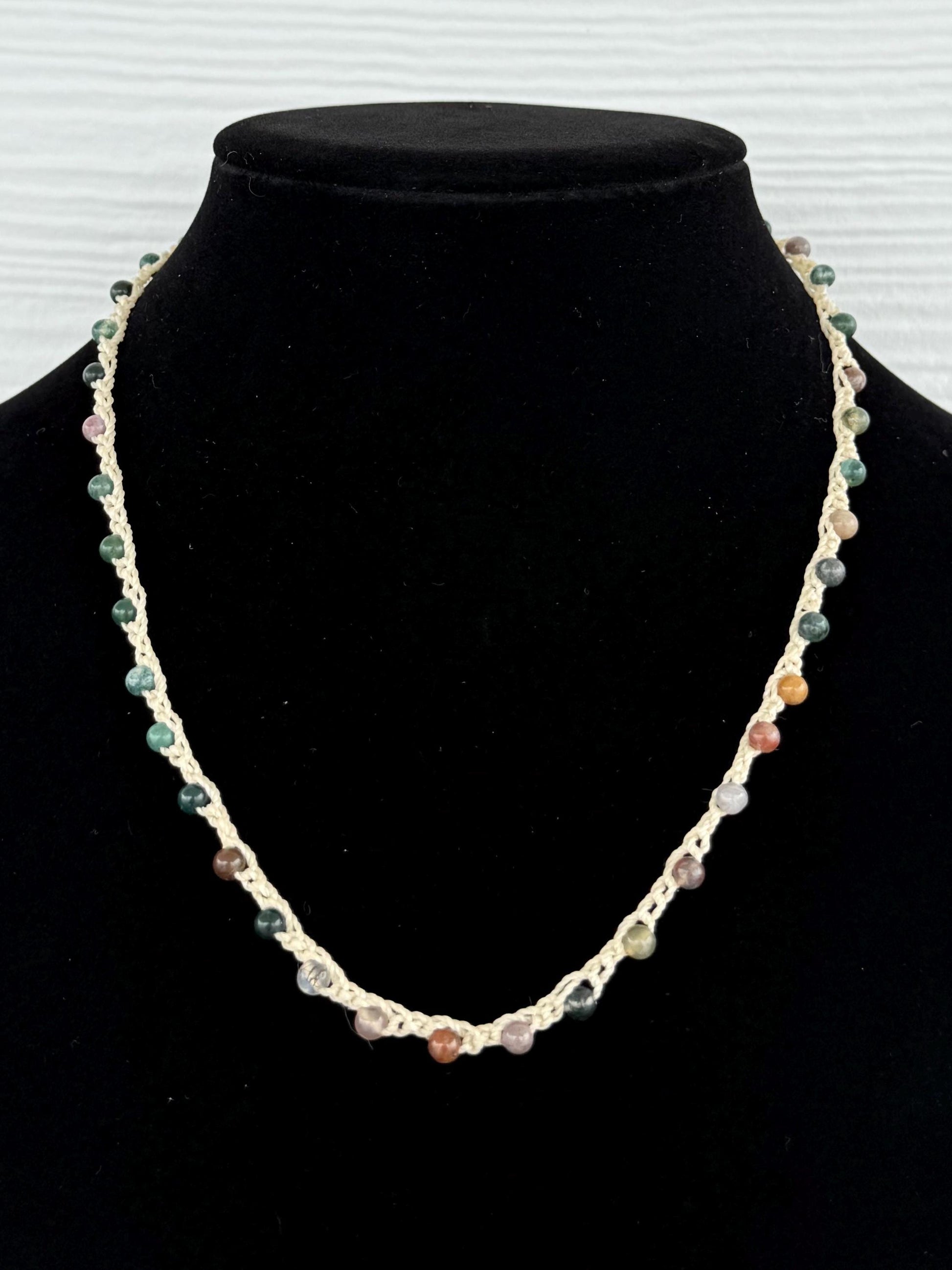 20” natural stone necklace