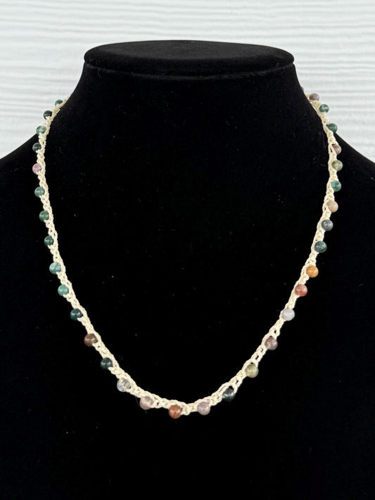 20” natural stone necklace